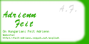 adrienn feit business card